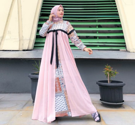 busana muslim wanita hanbok