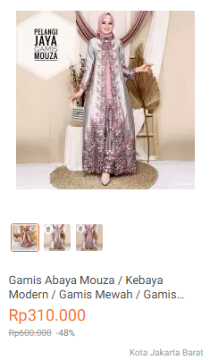 busana muslim wanita modern lazada